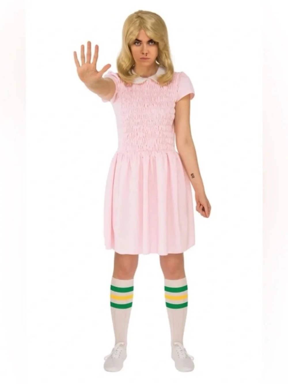 Stranger Things Eleven Pink dress costume